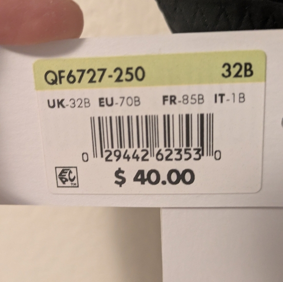 Calvin Klein Black Mesh Plunge Bra - Picture 4 of 4